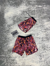 nike russian floral shorts